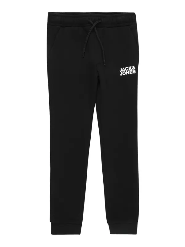 JACK & JONES MINI JACK & JONES MINI Hlače 'Gordon'  črna / bela