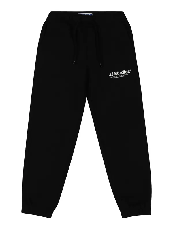 JACK & JONES MINI JACK & JONES MINI Hlače 'JPSTKANE'  črna / bela