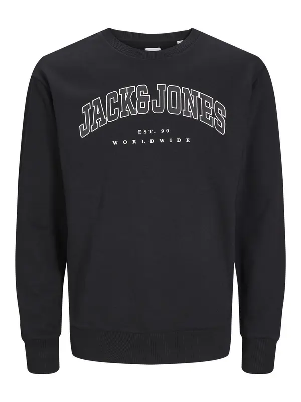 JACK & JONES MINI JACK & JONES MINI Majica 'JJECALEB'  črna / bela