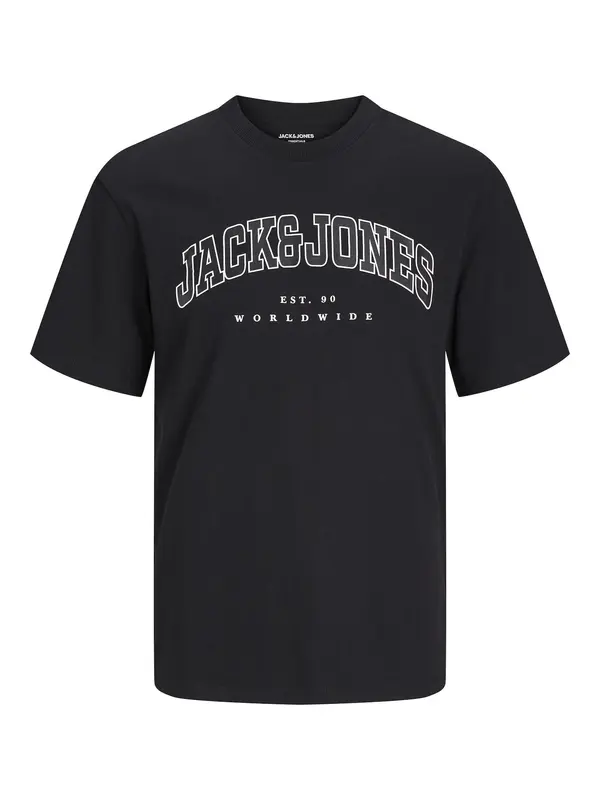 JACK & JONES MINI JACK & JONES MINI Majica 'JJECALEB'  črna / bela