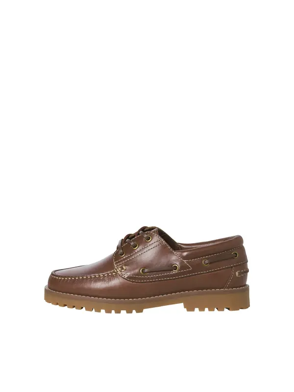 JACK & JONES JACK & JONES Mokasini 'JFWBROOKLYN'  rjava