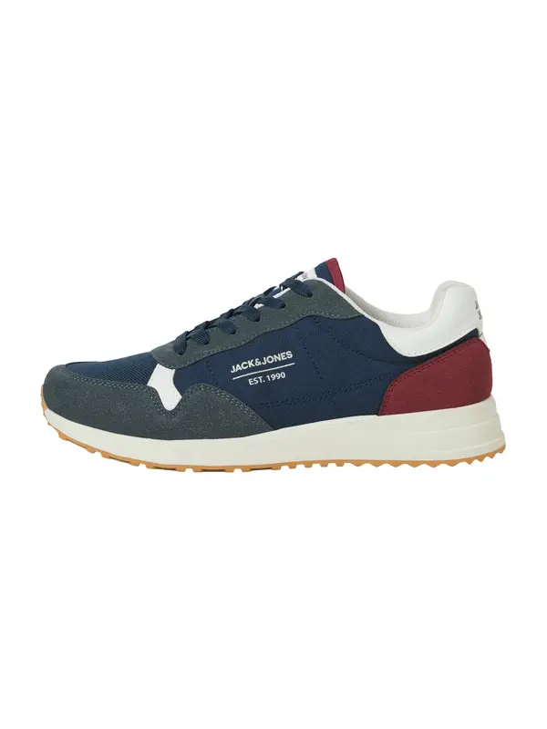 JACK & JONES JACK & JONES Nizke superge 'JFWBEECH'  modra / siva / rdeča