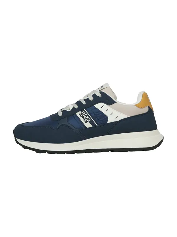 JACK & JONES JACK & JONES Nizke superge 'JFWOSWALD'  bež / mornarska / kari / bela