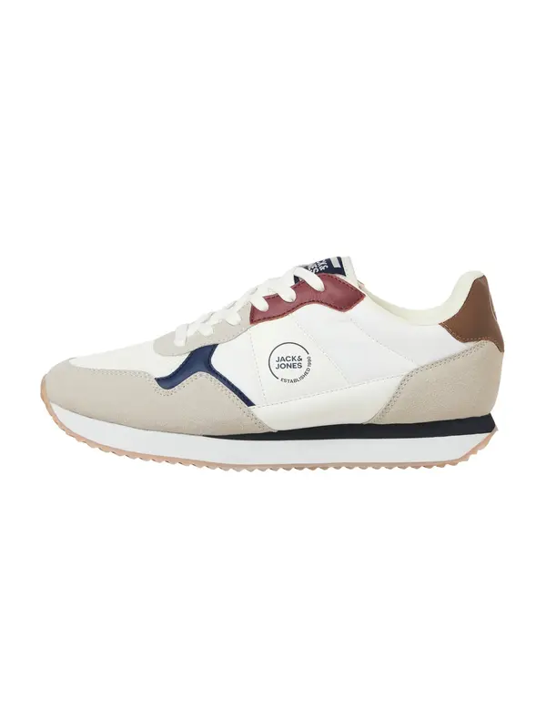 JACK & JONES JACK & JONES Nizke superge 'JFWROBIN'  ecru / marine / temno rdeča / bela