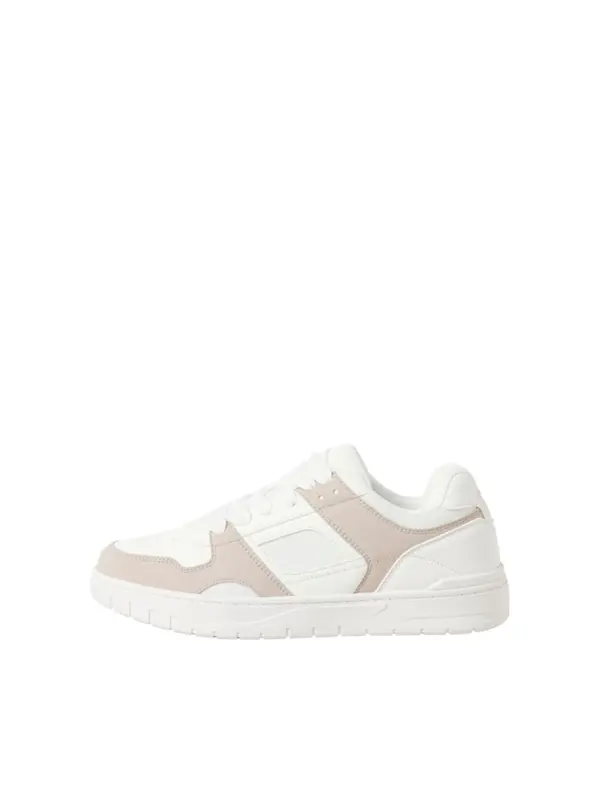 JACK & JONES JACK & JONES Nizke superge 'JFWSTATTON'  bež / bela