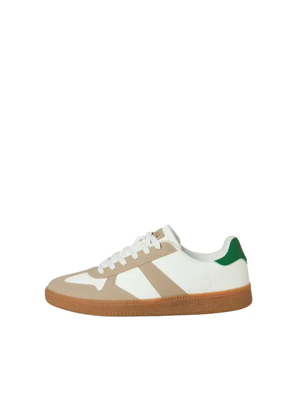 JACK & JONES JACK & JONES Nizke superge 'JFWVALENCIA'  svetlo rjava / zelena / bela