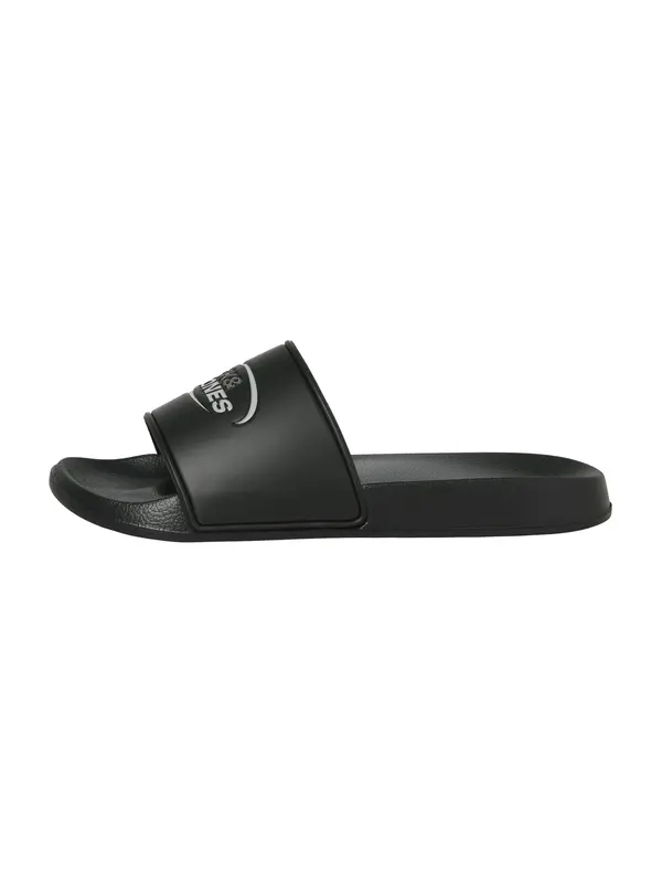 JACK & JONES JACK & JONES Nizki natikači 'JFWOSCAR'  antracit / bela