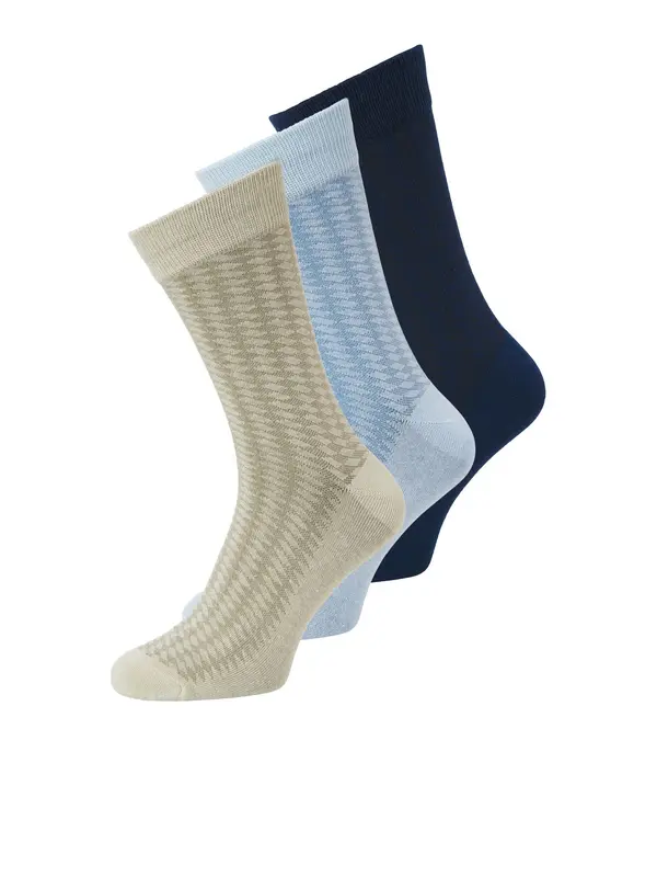 JACK & JONES JACK & JONES Nogavice 'JACDiamond'  nočno modra / svetlo modra / kaki