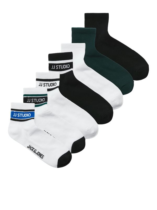 JACK & JONES JACK & JONES Nogavice 'JACHUGH'  jelka / črna / bela