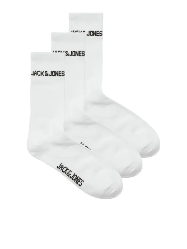 JACK & JONES JACK & JONES Nogavice 'JACMELVIN'  črna / bela