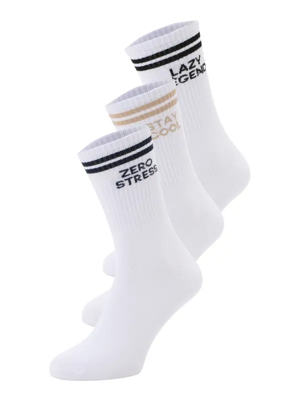 JACK & JONES JACK & JONES Nogavice 'JACOLLIE'  kit / črna / bela