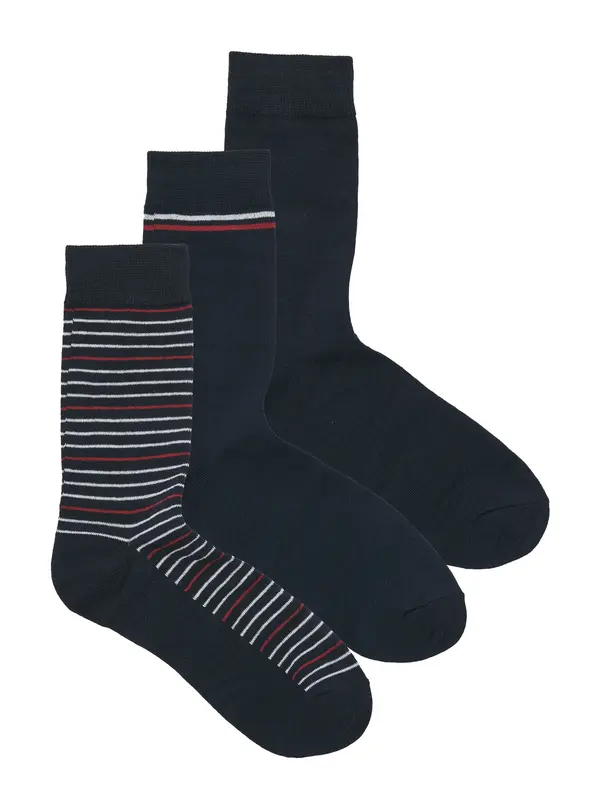 JACK & JONES JACK & JONES Nogavice  nočno modra / temno rdeča / bela