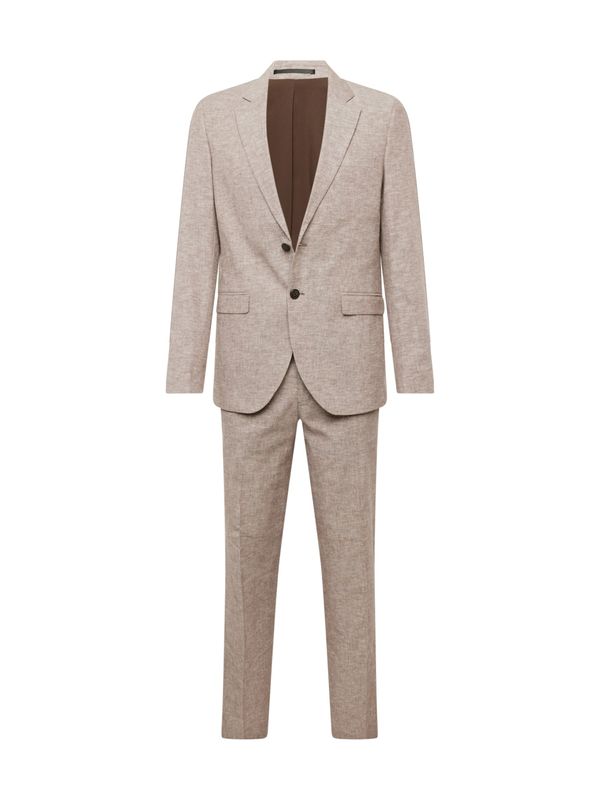 JACK & JONES JACK & JONES Obleka 'RIVIERA'  svetlo bež / temno rjava