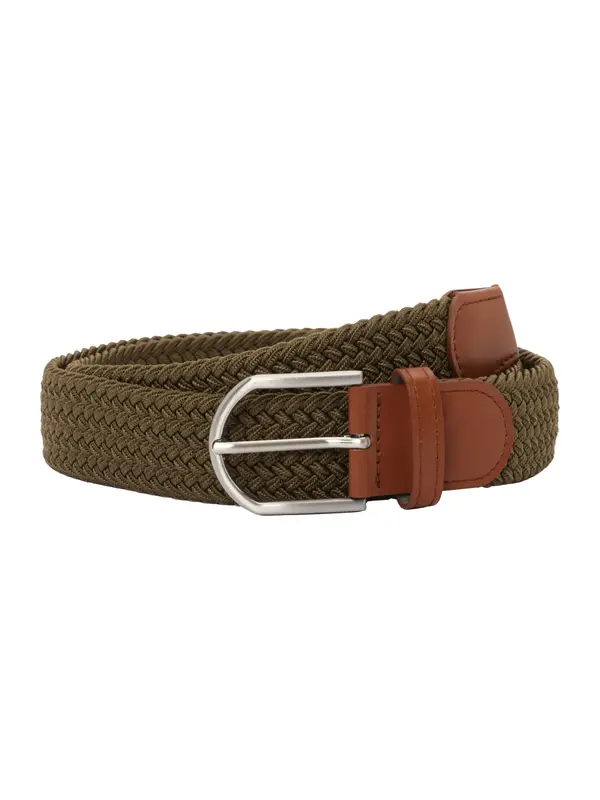 JACK & JONES JACK & JONES Pas 'JACENZO'  rjava / temno zelena