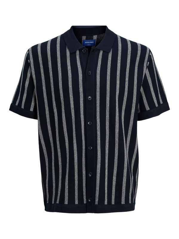 JACK & JONES JACK & JONES Pletena jopa 'Faro Sodra'  mornarska / bela