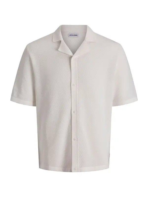 JACK & JONES JACK & JONES Pletena jopa 'JJCHRIS'  bela