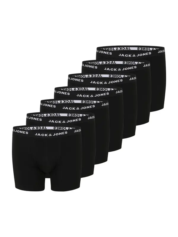 Jack & Jones Plus Jack & Jones Plus Boksarice  črna / bela