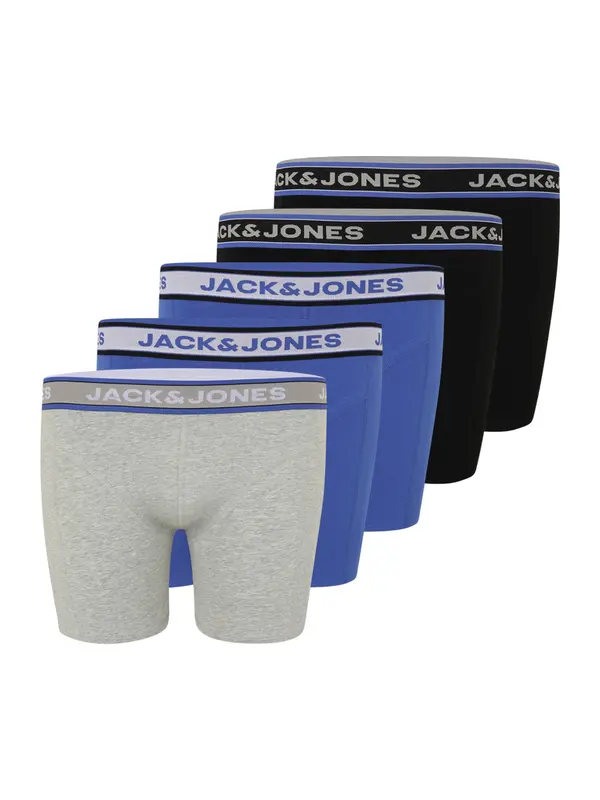 Jack & Jones Plus Jack & Jones Plus Boksarice 'JACCHRISTIAN'  modra / siva / črna