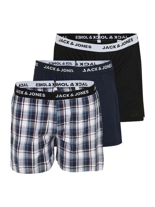 Jack & Jones Plus Jack & Jones Plus Boksarice 'JACSAIGON'  mornarska / svetlo siva / temno rdeča / črna
