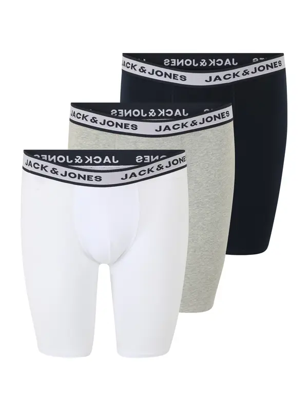 Jack & Jones Plus Jack & Jones Plus Boksarice 'JACSolid'  mornarska / pegasto siva / bela