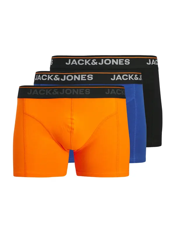 Jack & Jones Plus Jack & Jones Plus Boksarice 'JACTHEODORE'  modra / siva / oranžna / črna