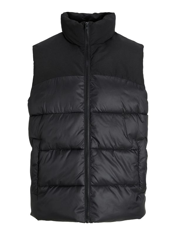 Jack & Jones Plus Jack & Jones Plus Brezrokavnik 'JJMoon'  antracit / črna