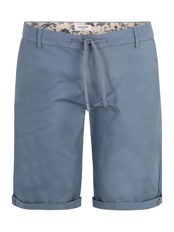 Jack & Jones Plus Jack & Jones Plus Chino hlače 'MARCO SUMMER'  dimno modra