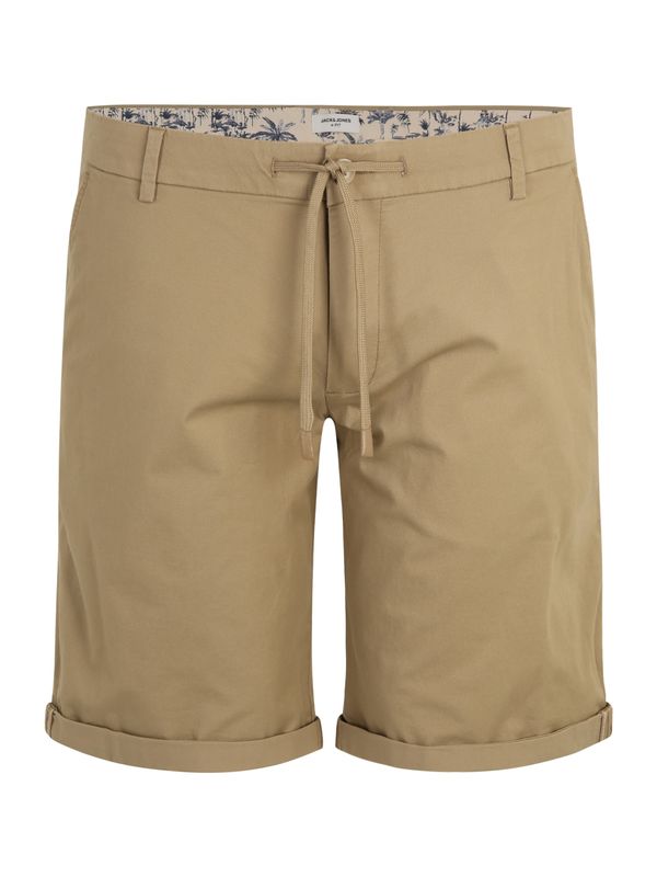 Jack & Jones Plus Jack & Jones Plus Chino hlače 'MARCO SUMMER'  pesek