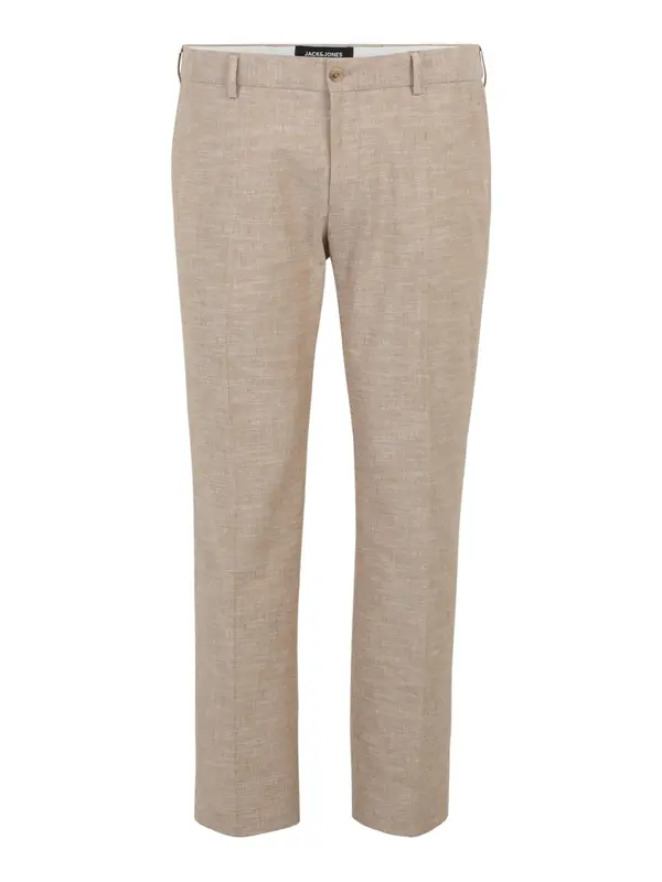 Jack & Jones Plus Jack & Jones Plus Hlače z naborki  progasto bež