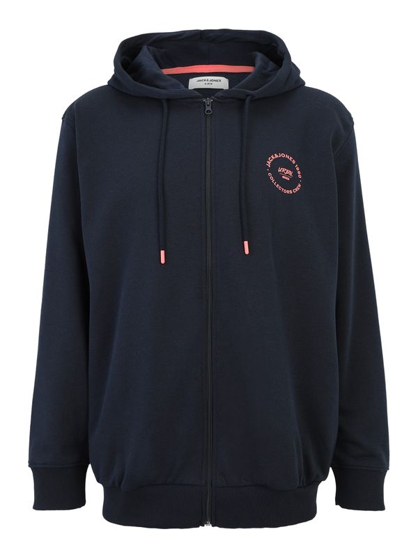 Jack & Jones Plus Jack & Jones Plus Jopa na zadrgo  marine / malina