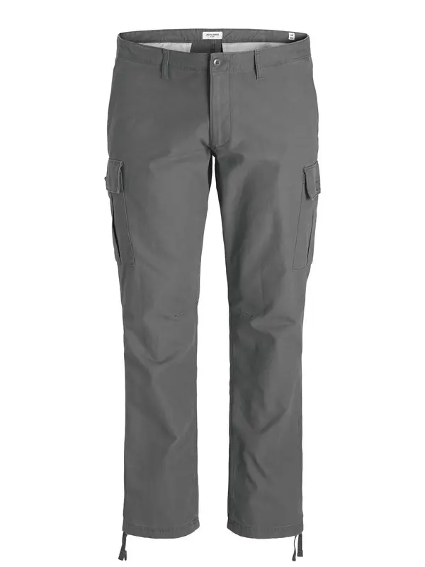 Jack & Jones Plus Jack & Jones Plus Kargo hlače 'JPSTKane JJBarkley'  siva