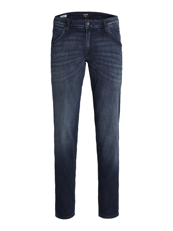 Jack & Jones Plus Jack & Jones Plus Kavbojke 'JJIGlenn JJFox'  temno modra