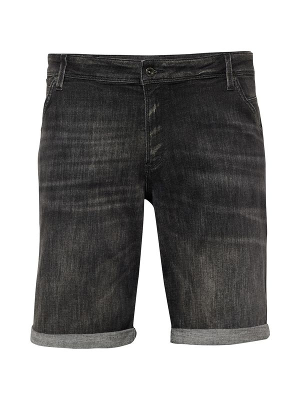 Jack & Jones Plus Jack & Jones Plus Kavbojke 'RICK FOX'  črn denim