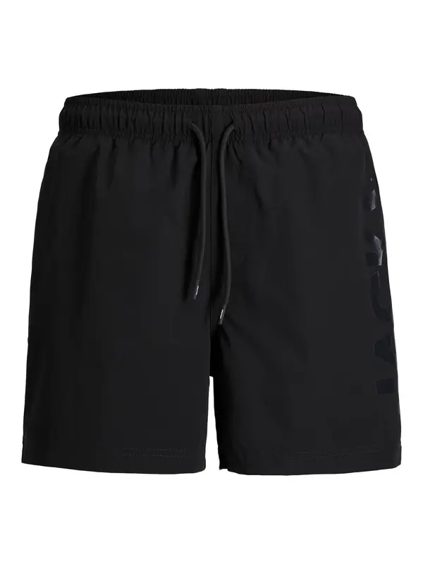 Jack & Jones Plus Jack & Jones Plus Kratke kopalne hlače 'JPSTMaui'  črna