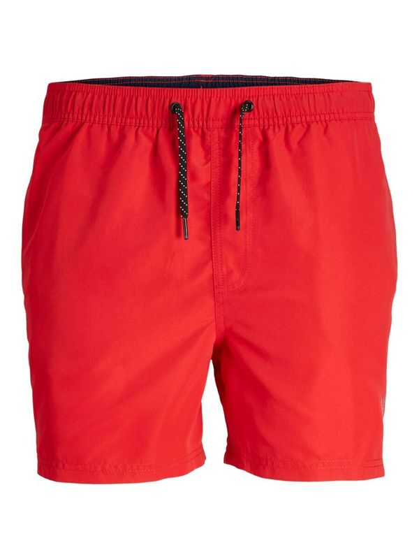 Jack & Jones Plus Jack & Jones Plus Kratke kopalne hlače  rdeča