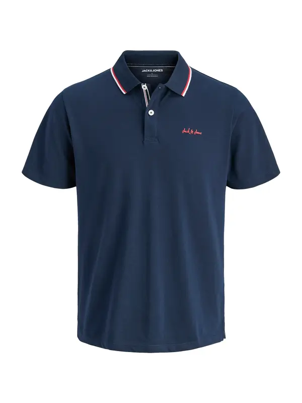 Jack & Jones Plus Jack & Jones Plus Majica 'JJBlaze'  mornarska / melona / bela