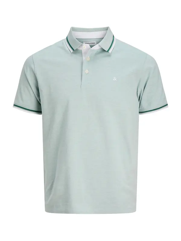 Jack & Jones Plus Jack & Jones Plus Majica 'JJEPAULOS'  meta / jelka / bela