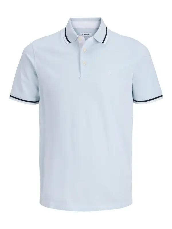 Jack & Jones Plus Jack & Jones Plus Majica 'JJEPaulos'  pastelno modra