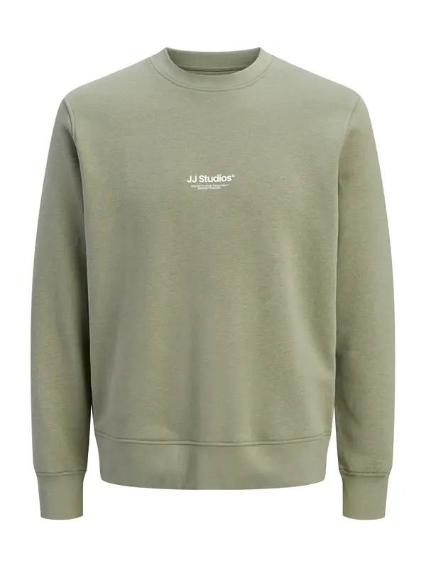 Jack & Jones Plus Jack & Jones Plus Majica 'JJESOHO'  kaki / bela