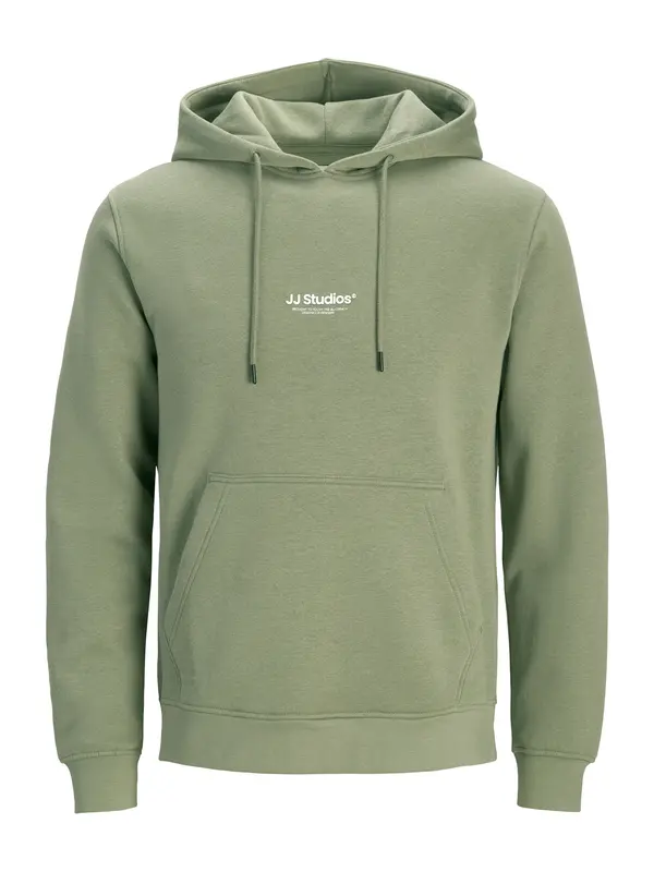 Jack & Jones Plus Jack & Jones Plus Majica 'JJEsoho'  pastelno zelena / bela