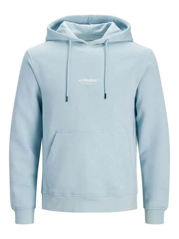 Jack & Jones Plus Jack & Jones Plus Majica 'JJEsoho'  svetlo modra / bela