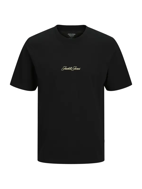 Jack & Jones Plus Jack & Jones Plus Majica 'JORCASSIS'  pesek / temno siva / črna