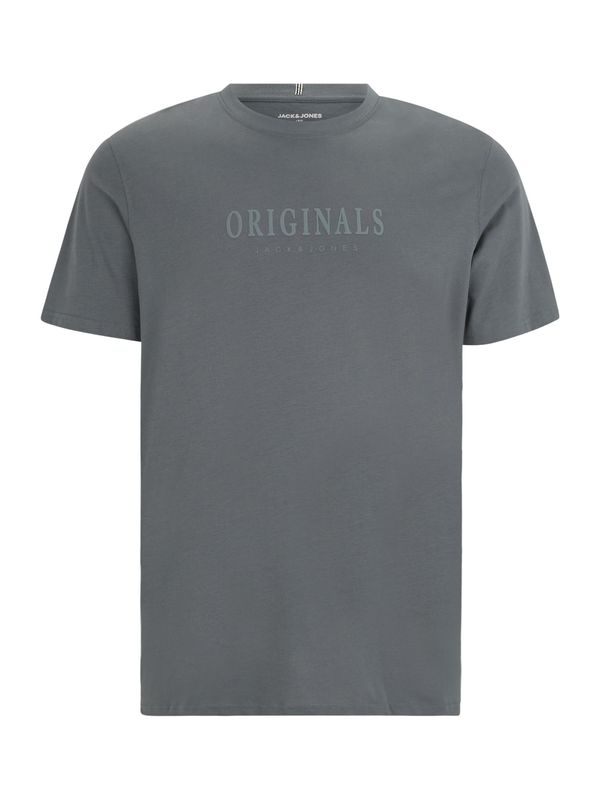 Jack & Jones Plus Jack & Jones Plus Majica 'JORFREDERIKSBERG'  siva