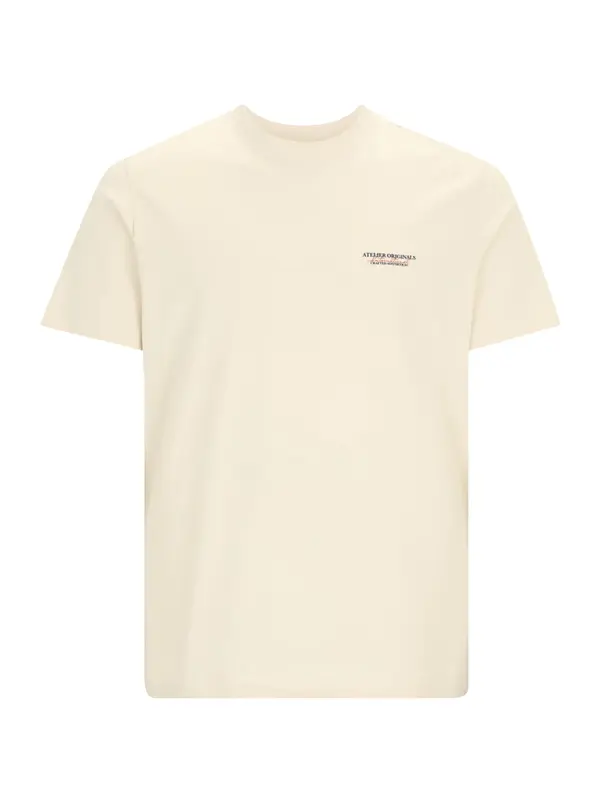 Jack & Jones Plus Jack & Jones Plus Majica 'JORIslington'  mornarska / rdeča / volneno bela