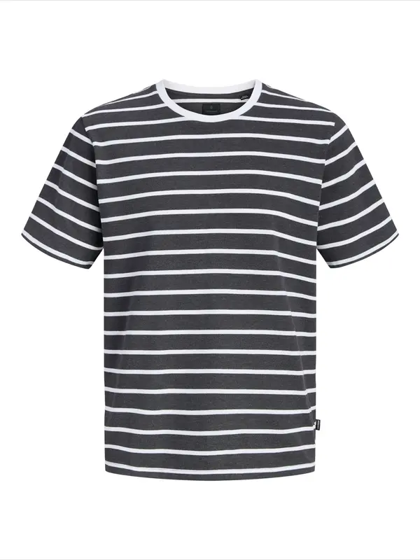 Jack & Jones Plus Jack & Jones Plus Majica 'JPRBLANOLAN'  grafit / bela