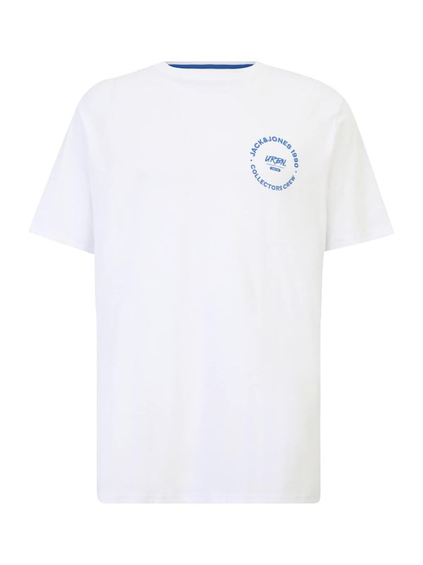 Jack & Jones Plus Jack & Jones Plus Majica  modra / bela