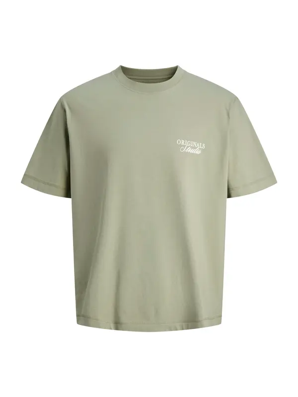 Jack & Jones Plus Jack & Jones Plus Majica  oliva / off-bela