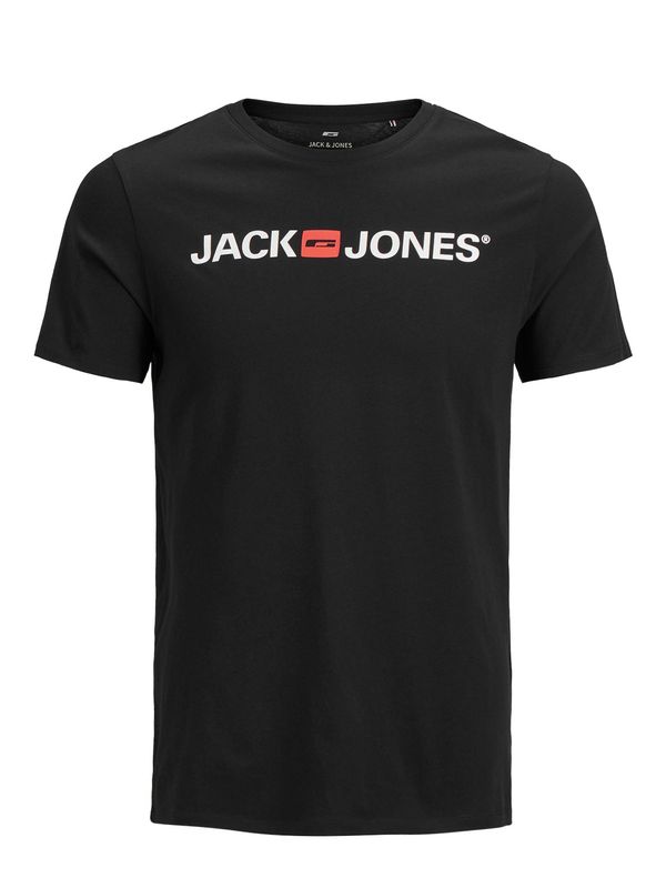 Jack & Jones Plus Jack & Jones Plus Majica  svetlo rdeča / črna / bela