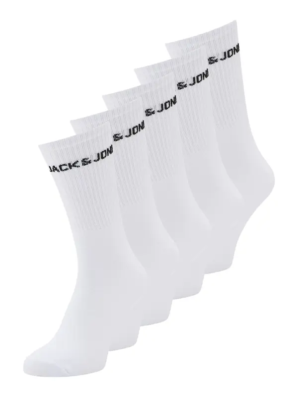 Jack & Jones Plus Jack & Jones Plus Nogavice  črna / bela