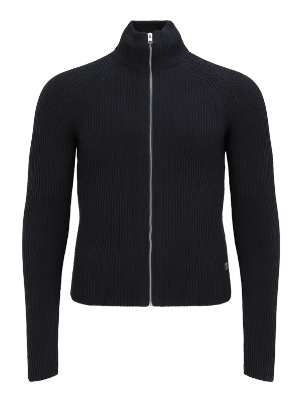 Jack & Jones Plus Jack & Jones Plus Pletena jopa 'JJPANNEL'  nočno modra